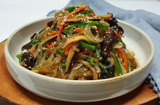Japchae (Korean Glass Noodle Stir-Fry) Recipe