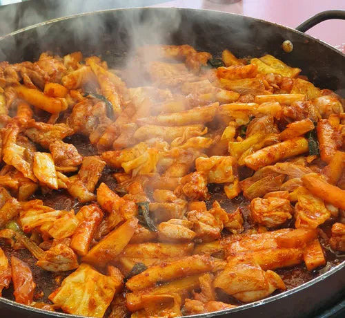 Dak Galbi (Korean Spicy Stir-Fried Chicken) Recipe