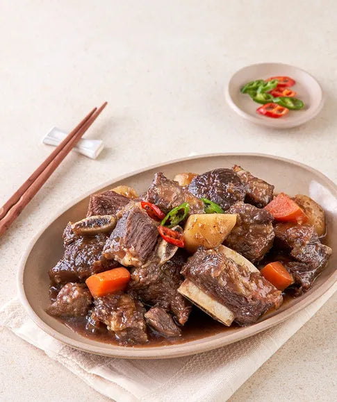 Galbi Jjim (Korean Braised Short Ribs) Recipe